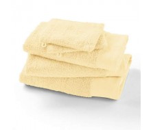 5-delige handdoekenset vanillegeel